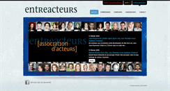 Desktop Screenshot of entreacteurs.com
