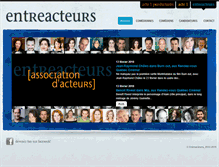 Tablet Screenshot of entreacteurs.com